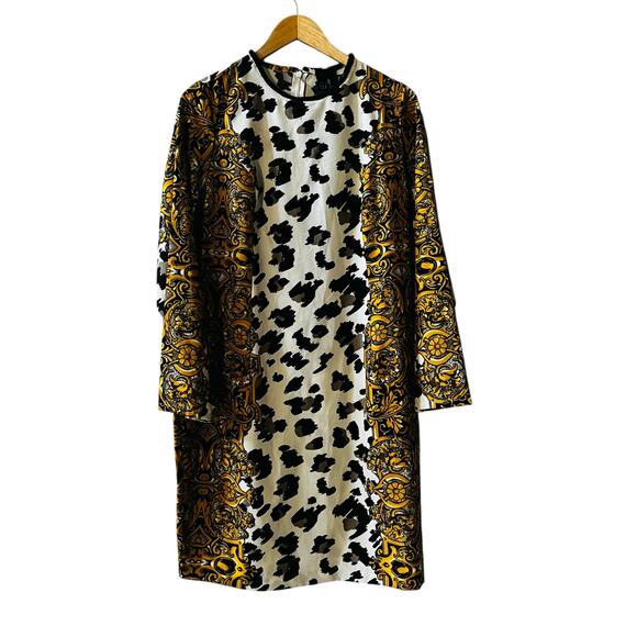 ASOS Curve Printed Three Quarter Sleeve Dress Size 16 Multicolor - Picture 1 of 6
